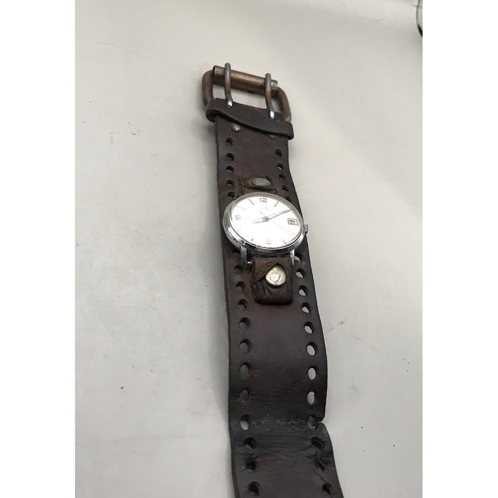 Vintage‎ Bulova Caravelle Waterproof Vtg Watchband Check Pics For Details WORKS